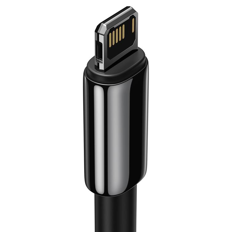 Baseus-kaapeli Volframi USB - Lightning 2,0m 2,4A musta