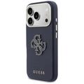 Guess HC PU FW RESIN LOGO SININEN suojakuori iPhone 17 Pro 6,3":lle