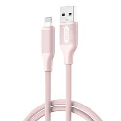 XO kaapeli NB265 USB - Lightning 1,0m 2,4A pinkki