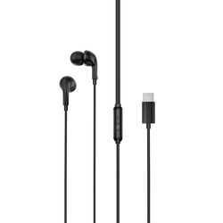 XO langalliset nappikuulokkeet EP82 USB-C musta