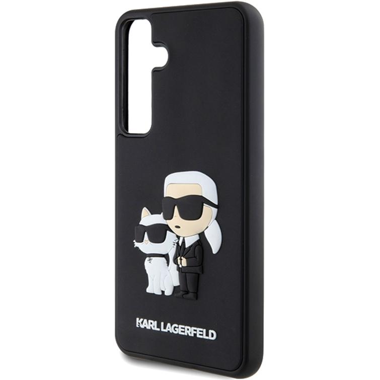 Karl Lagerfeld case for Samsung Galaxy S24 Plus KLHCS24M3DRKCNK black HC 3D RUBBER KC NFT