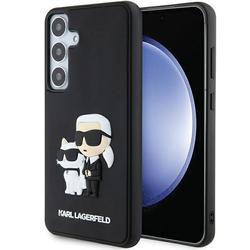 Karl Lagerfeld case for Samsung Galaxy S24 Plus KLHCS24M3DRKCNK black HC 3D RUBBER KC NFT