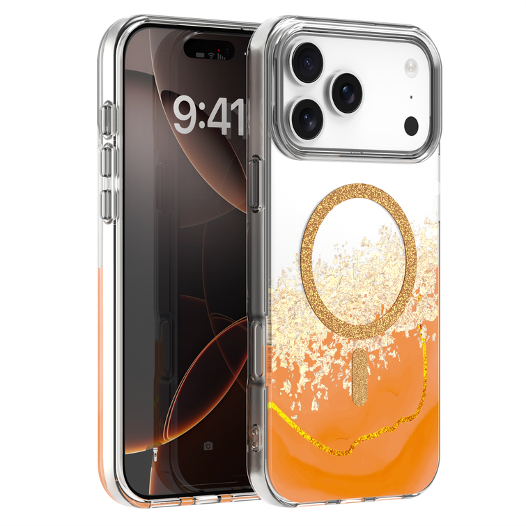 Epoxy Mag case for iPhone 17 Pro Max 6,9'' orange