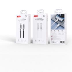 XO-kaapeli NB-Q282A PD USB-C - Lightning 1,0m 27W valkoinen