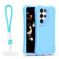 Safepop case with strap for Samsung Galaxy S26 Ultra blue