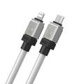Baseus CoolPlay USB-C - Lightning-kaapeli 1m 20W valkoinen