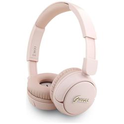 Guess langattomat kuulokkeet BT HEADPHONES SCRIPT METAL LOGO pinkki