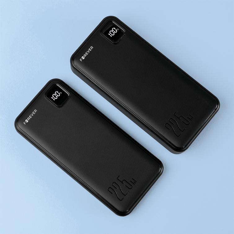 Forever TB-300L PD QC varavirtalähde 22,5W 20000 mAh musta