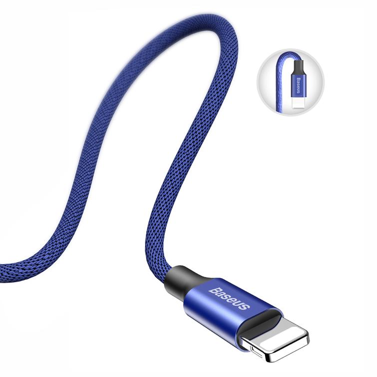 Baseus Yiven USB-Lightning-kaapeli 1,2 m 2A tummansininen