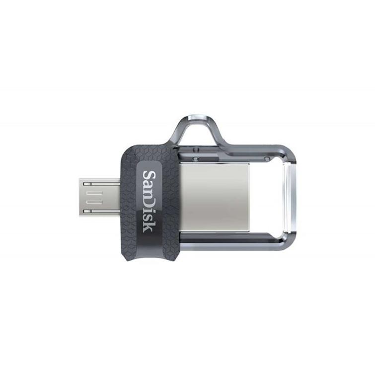 SanDisk-muistitikku 64 Gt USB 3.0 / USB 2.0 -kaksoisasema, 150 Mt/s