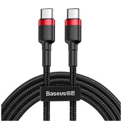 Baseus-kaapeli Cafule PD USB-C - USB-C 1,0 m punamusta 60W