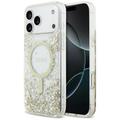 Guessin hartsipohjainen glitter-magneettisuojakuori iPhone 17 Pro Maxille złoty
