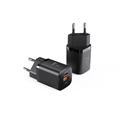 WALL CHARGER T-PHOX HANDY SERIES 33W T-PP08 USB/USB-C BLACK