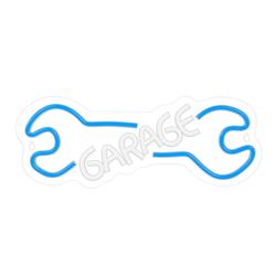 Neon PLEXI LED AUTOTALLI sinivalkoinen NNE22 Neolia