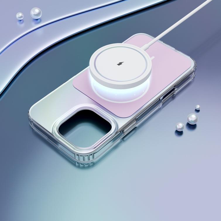 Etteri Hidden Pearl case for iPhone 16 Pro Max 6,9" pink