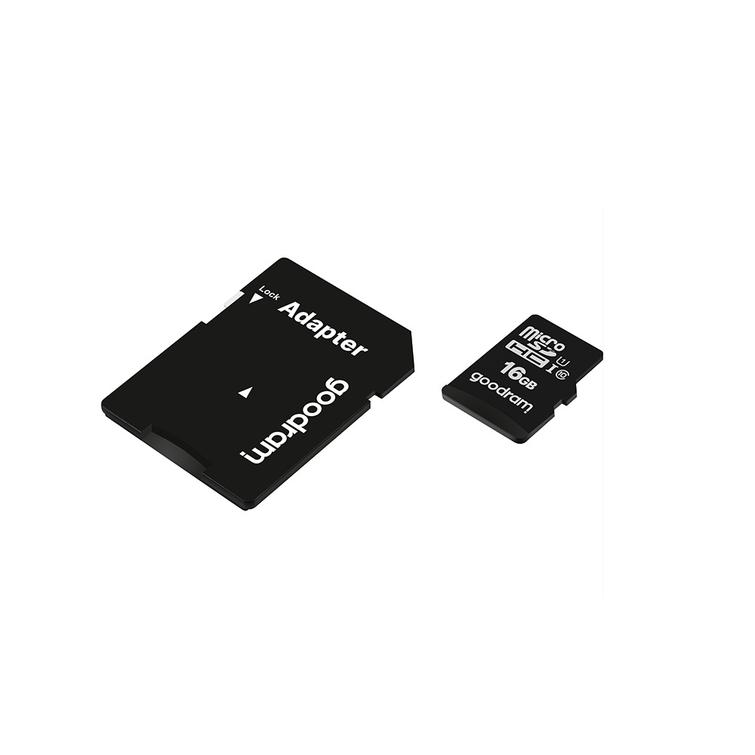 GoodRam muistikortti 16GB microSDHC cl. 10 UHS-I + adapteri