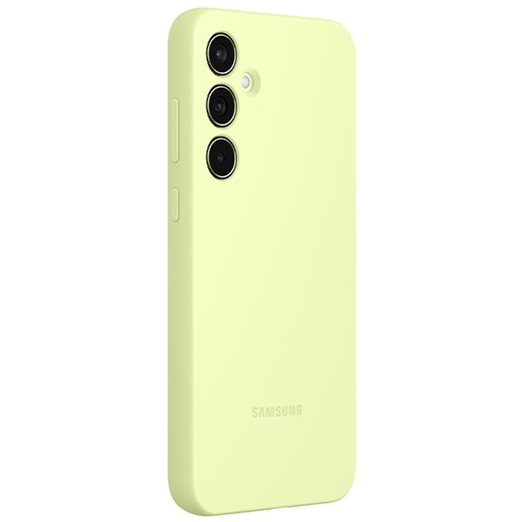 Samsungin silikonikuori Samsung Galaxy A55 5G:lle, lime