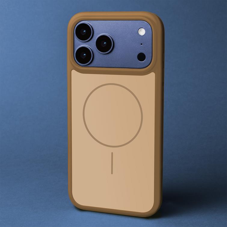 Frame Thin Mag -suojakuori iPhone 17 Air 6,6":lle, ruskea