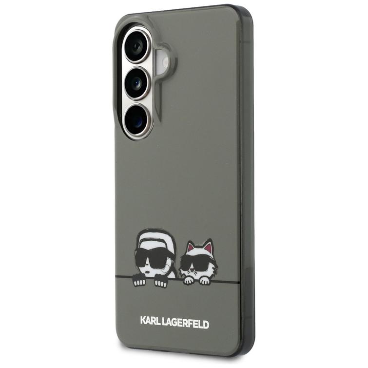 Karl Lagerfeld case IML Peekaboo Karl&Choupette MagSafe for Samsung Galaxy S26 black