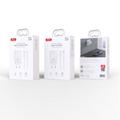 XO sein&auml;laturi CE25 PD 25W 1x USB-C valkoinen + USB-C-kaapeli - Lightning