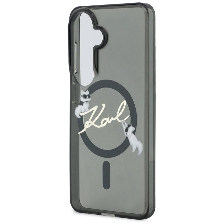 Karl Lagerfeld case IML KC Script MagSafe for Samsung Galaxy S26 black