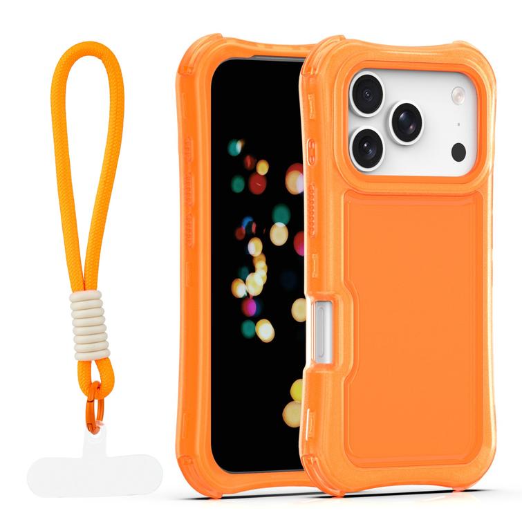 Safepop case with strap for iPhone 17 Pro Max 6,9" orange