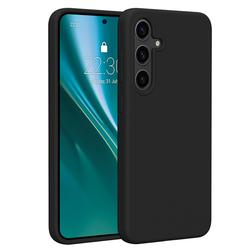 Etteri-silikonikuori Samsung Galaxy S24 Plus -puhelimelle, musta