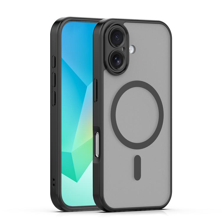 Mag Matt musta kamerasuojalla kuori iPhone 17 / 18 6,3'' -mallille