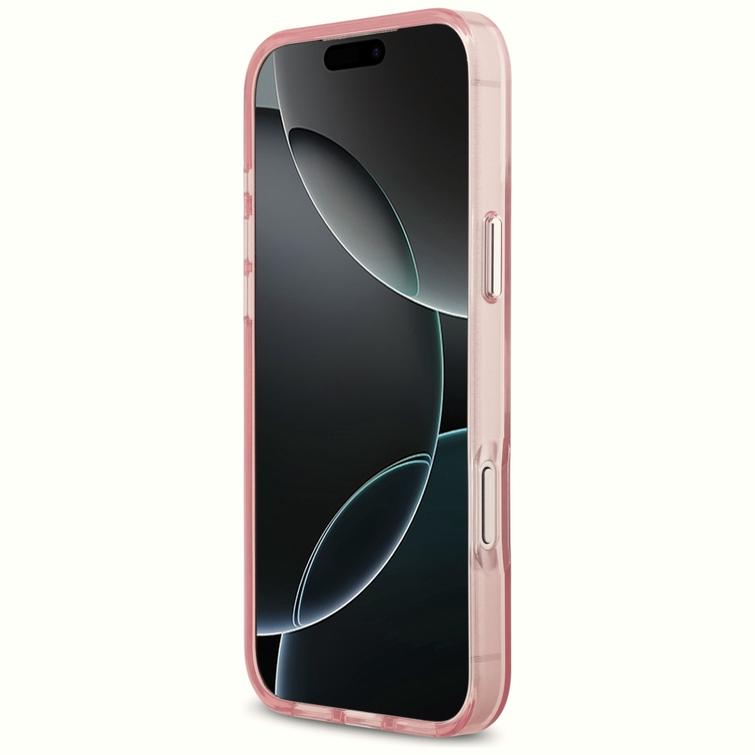 Karl Lagerfeld case for iPhone 17 Pro Max 6,9" IML Choupette Sketch Logo MagSafe pink