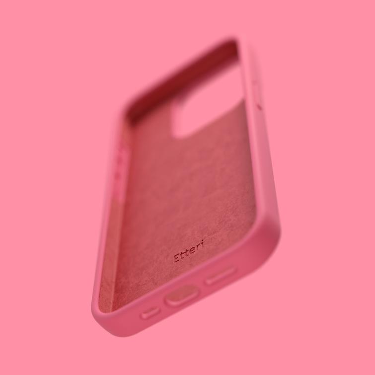 Etteri silikonikotelo Samsung Galaxy S22 Ultra vadelmalle