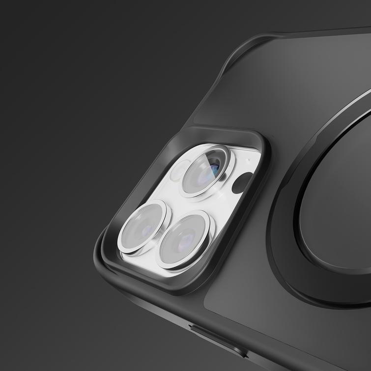 Etteri Matt Mag Ring suojakuori iPhone 14 Prolle 6,1" musta