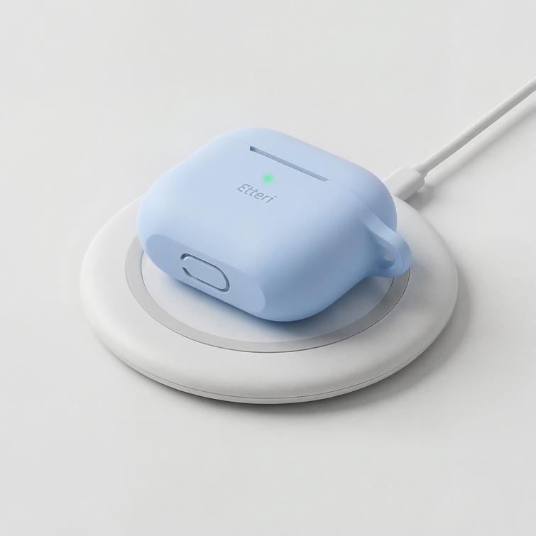 Etteri-silikonikotelo AirPods 3:lle vaaleansininen