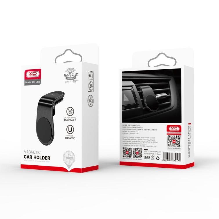 XO Autoteline C82 magneetti musta ilmanpoistoaukkoon