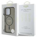 Guess HC MagSafe IML Glitter Circle -suojakuori iPhone 16 Pro Max 6,9":lle, musta