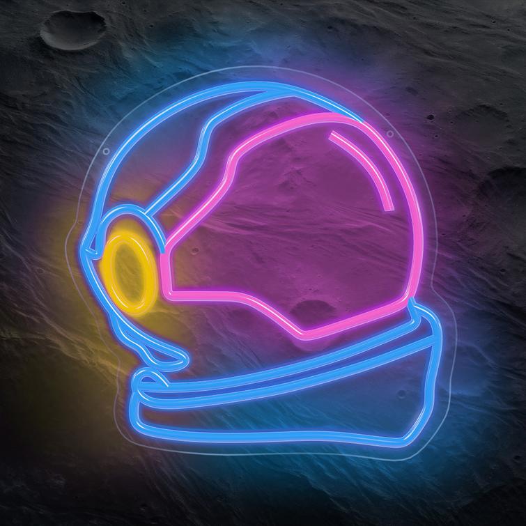 Neon PLEXI LED ASTRONAUT monivärinen FPNE22 Forever Light
