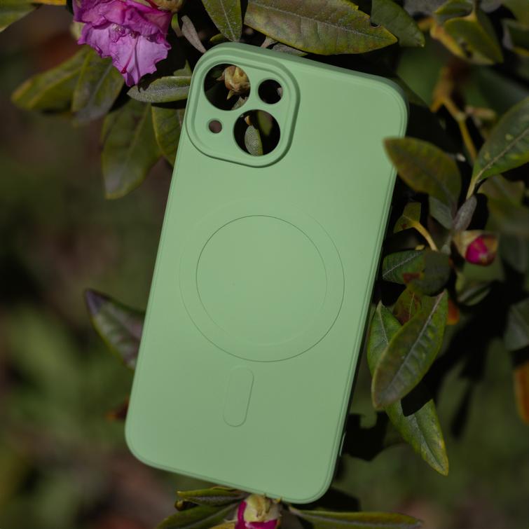 Simple Color Mag -kotelo iPhone 16e / 17e:lle, vaaleanvihre&auml;
