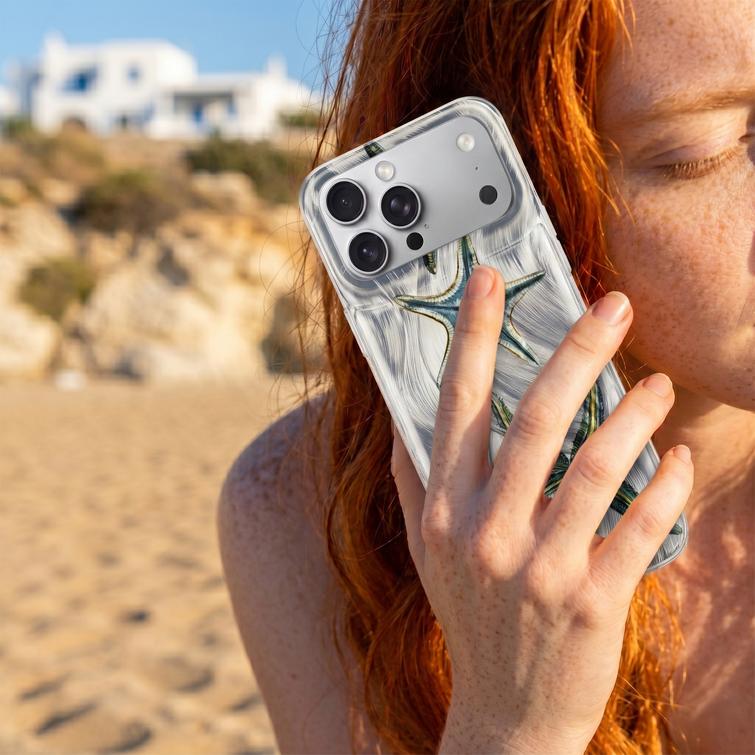 Ultra Trendy Summer case for iPhone 15 Pro 6,1" starfish