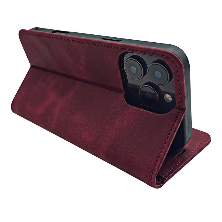 Smart Suede case for iPhone 11 maroon