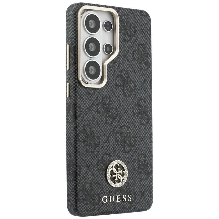 Guess case 4G Rhinestone Round Logo MagSafe for Samsung Galaxy S26 Ultra black