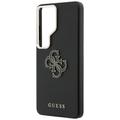 Guess case Grained Big 4G Metal Logo for Samsung Galaxy S26 Ultra black