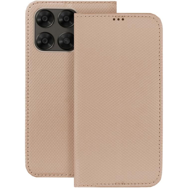 Smart Magnet case for Motorola Moto G67 5G / G77 5G gold