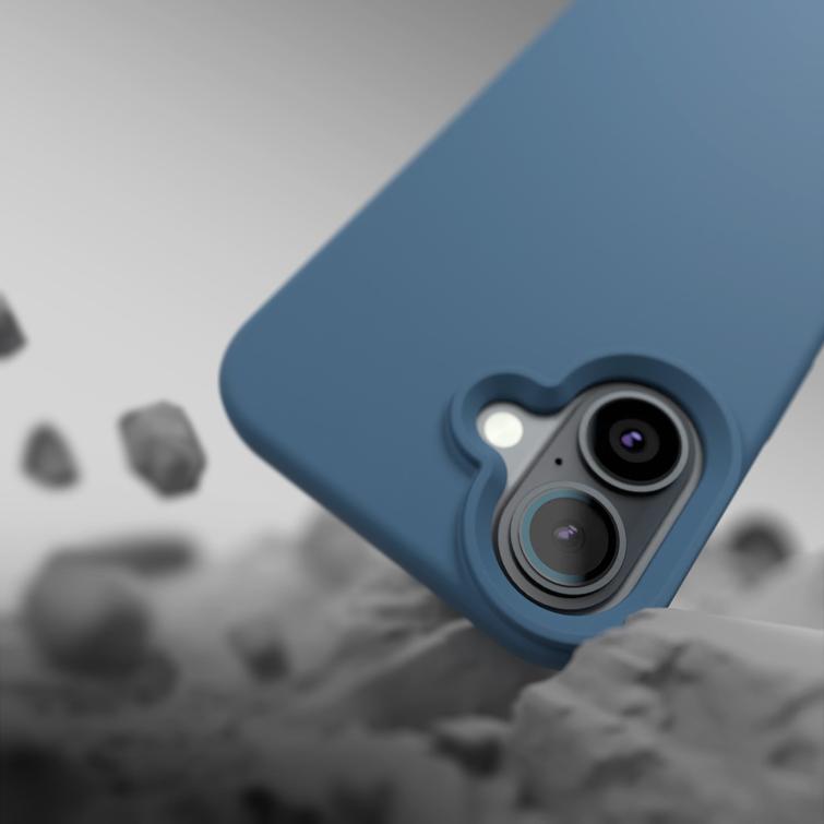 Etteri Silicone Mag kotelo iPhone 17:lle tummansininen