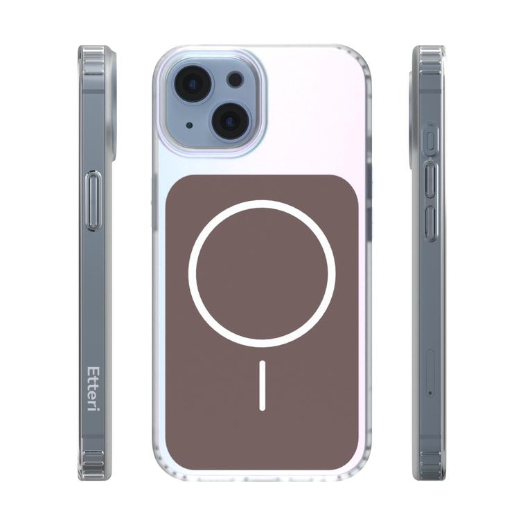 Etteri Hidden Pearl case for iPhone 13 6,1" brown