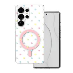 Bubble Dots Mag -kuori Samsung S25 Ultra valkoinen
