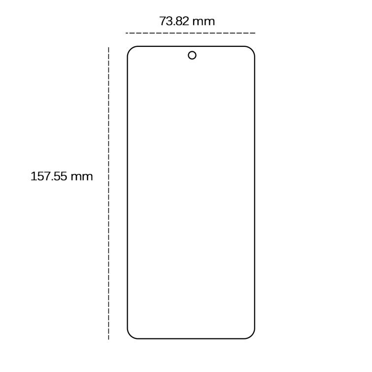 2,5D karkaistu lasi Samsung Galaxy M35 5G:lle