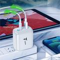 WALL CHARGER T-PHOX GLORY 45W USB/USB-C WHITE