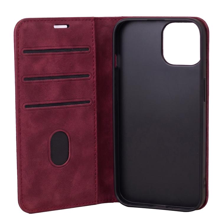 Smart Suede case for iPhone 11 maroon