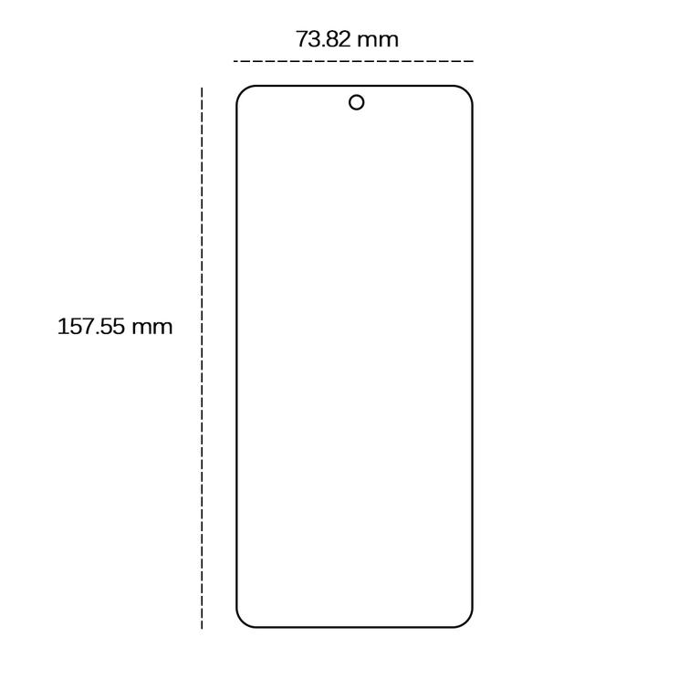 Karkaistu lasi 2,5D Samsung Galaxy A56 5G / A57 5G:lle