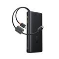 Baseus digital display power bank with dual built-in usb-c cables 25000mAh 145W Cosmic Black
