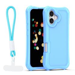 Safepop case with strap for iPhone 17 6,3" blue